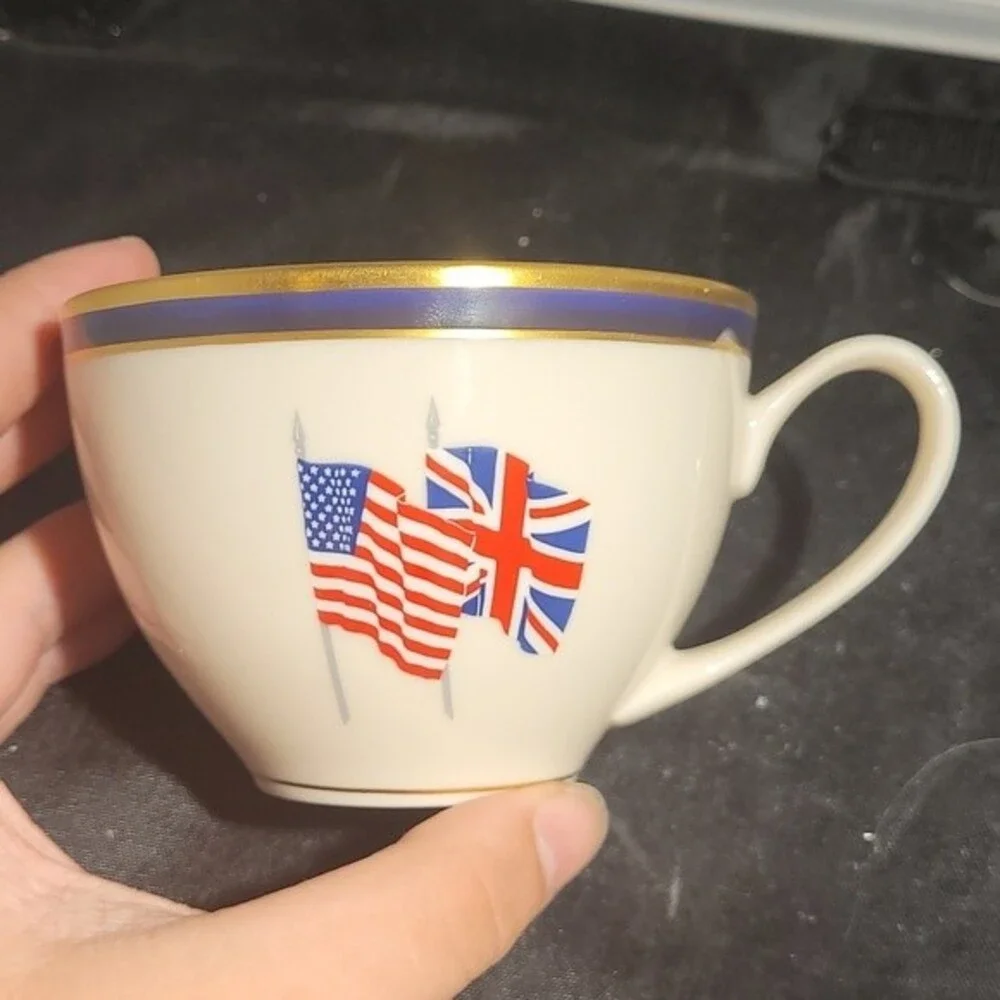 PICKARD CHINA ALAMO LONDON CUP AND SAUCER